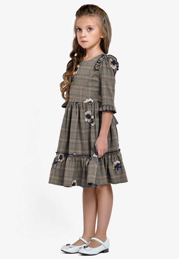 Платья для девочки Alisia Fiori цвет бежевый  Фото 4