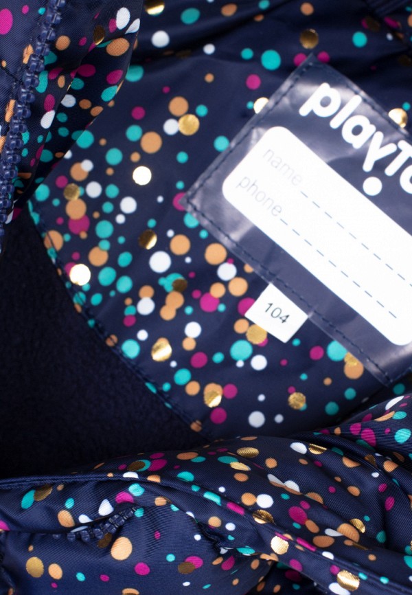 Куртка для девочки утепленная PlayToday цвет синий  Фото 6