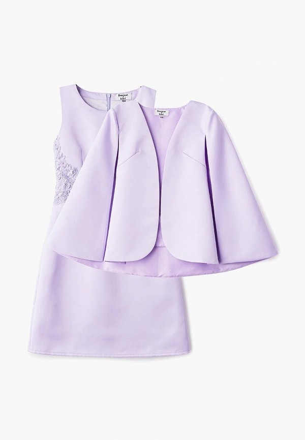 Платья для девочки Bonjour Bebe цвет фиолетовый 