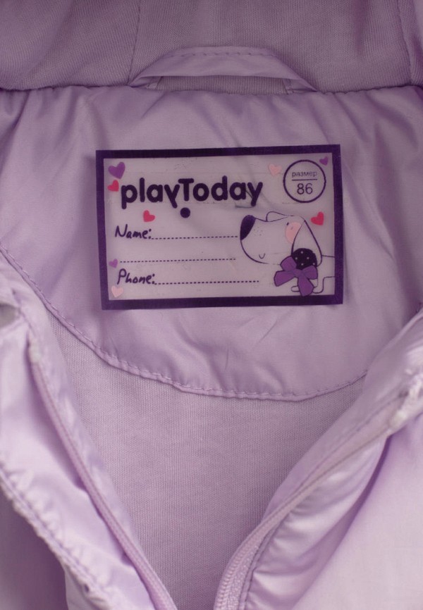Жилет для девочки утепленный PlayToday цвет фиолетовый  Фото 4