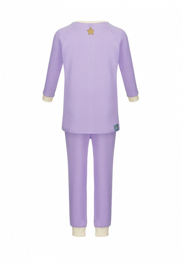 Пижама для девочки Lisa&Leo цвет фиолетовый  Фото 3