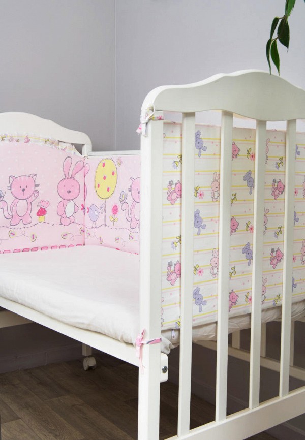 фото Бортик для детской кровати сонный гномик