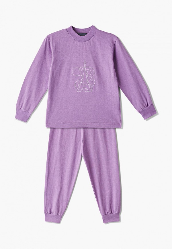 Пижама для девочки RobyKris цвет фиолетовый 