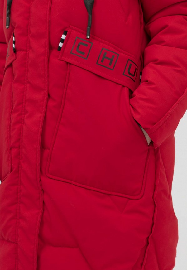 Куртка для девочки утепленная Jan Steen цвет красный  Фото 6