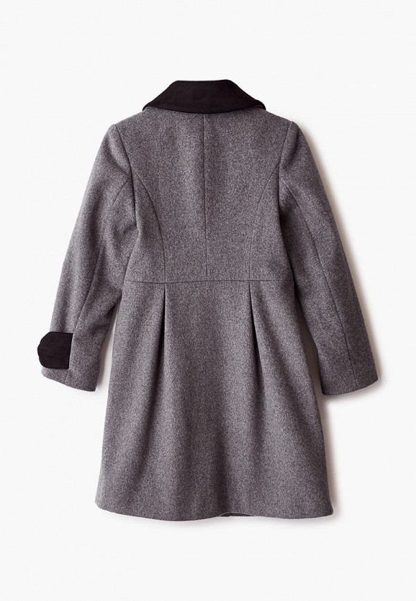 Пальто для девочки Mamma Mila! цвет серый  Фото 2