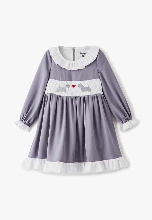 

Платье Bonjour Bebe, Серый, Terie Dress