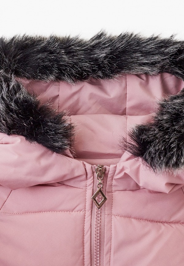 Куртка для девочки утепленная Burlesco цвет розовый  Фото 3