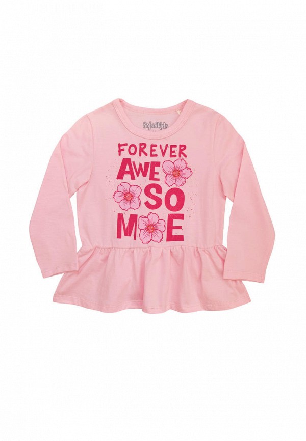 

Лонгслив Safari Kids, Розовый, Forever Awesome