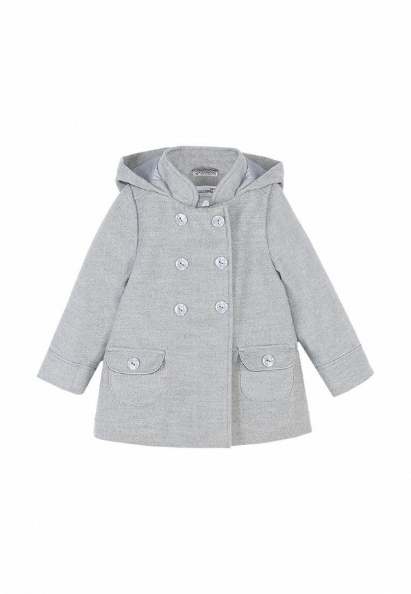 Пальто для девочки Coccodrillo цвет серый 