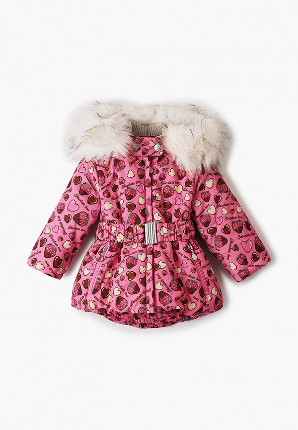 Куртка для девочки утепленная Шалуны цвет розовый 