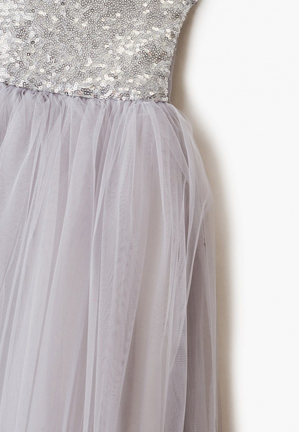 Платья для девочки Balloon & Butterfly цвет серебряный  Фото 3