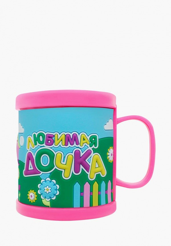 

Кружка Be Happy, Розовый
