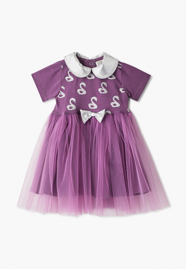 Платья для девочки Trendyco Kids цвет фиолетовый 