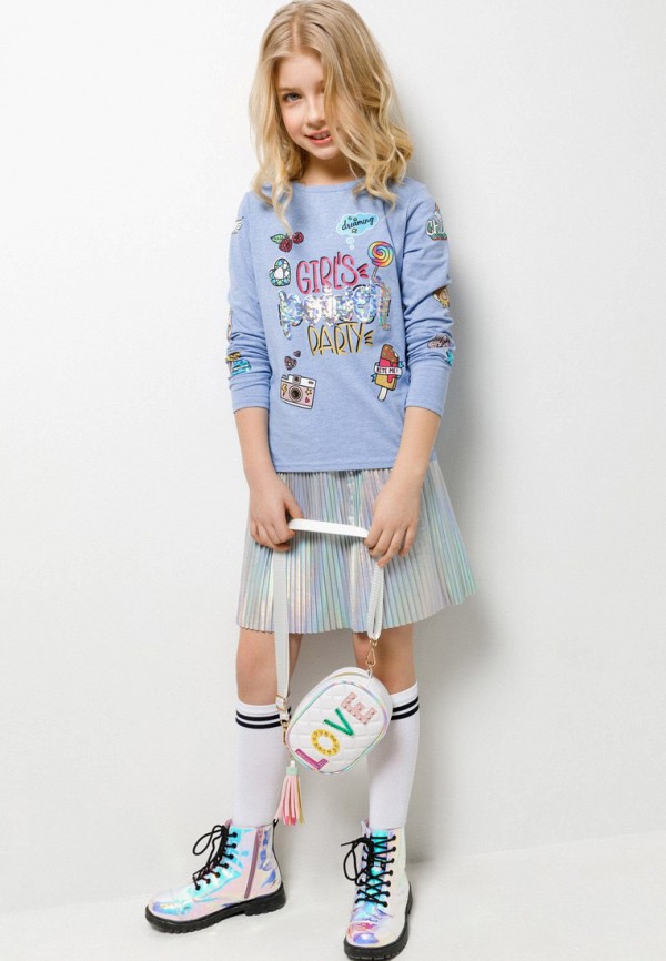 Юбка Acoola серый, размер 158, фото 4