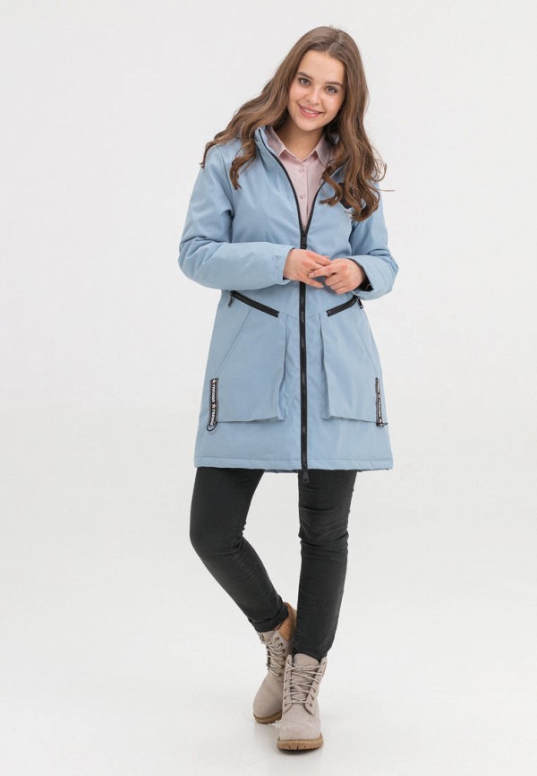 Куртка для девочки утепленная Jan Steen цвет голубой  Фото 3
