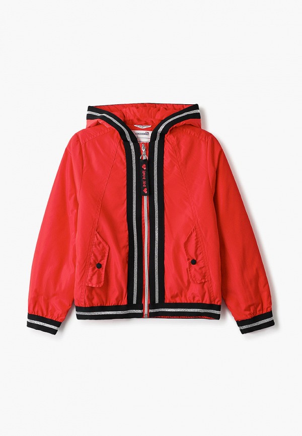 Куртка для девочки утепленная Coccodrillo цвет красный 