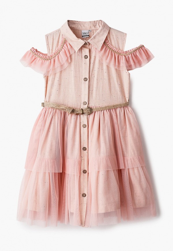Платья для девочки MiLi цвет розовый 