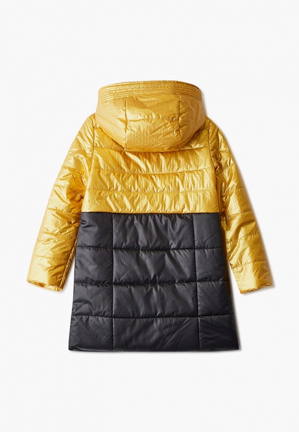 Куртка для девочки утепленная Fobs цвет золотой  Фото 2