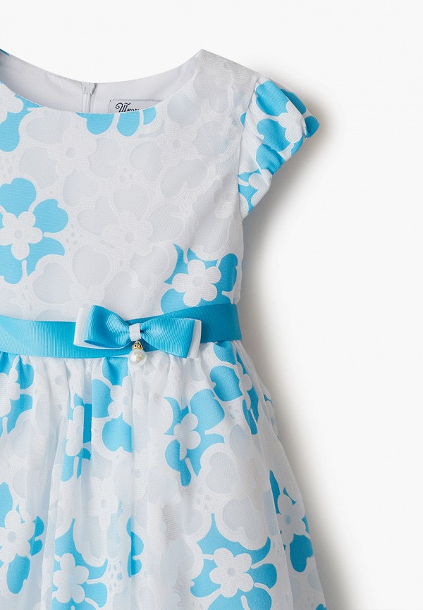 Платья для девочки Школьная Пора цвет голубой  Фото 3