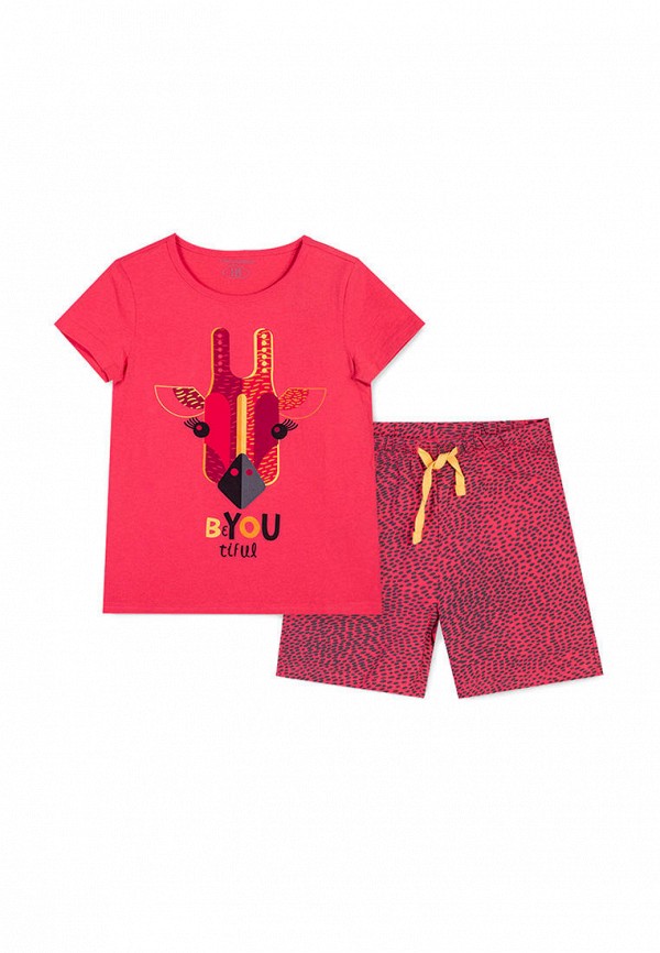 Пижама для девочки Coccodrillo цвет красный 