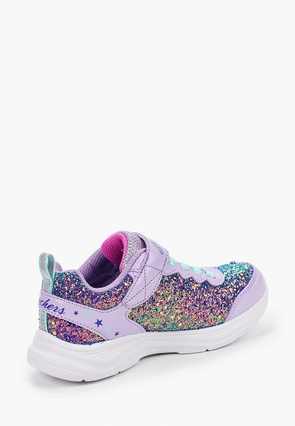 Кроссовки для девочки Skechers цвет фиолетовый  Фото 3