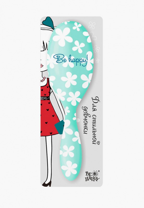 

Расческа Be Happy, Бирюзовый, Be Happy MP002XG0134V