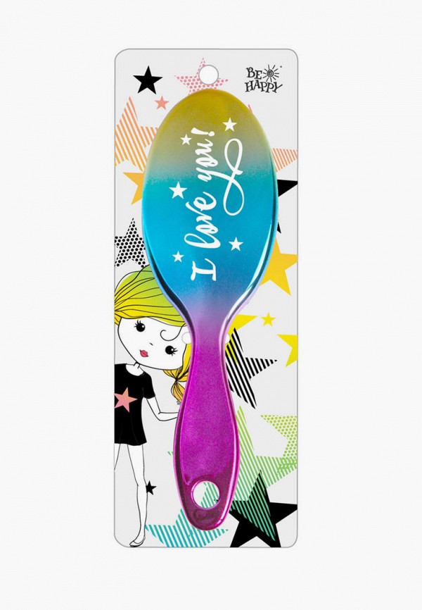 

Расческа Be Happy, Мультиколор, Be Happy MP002XG01351