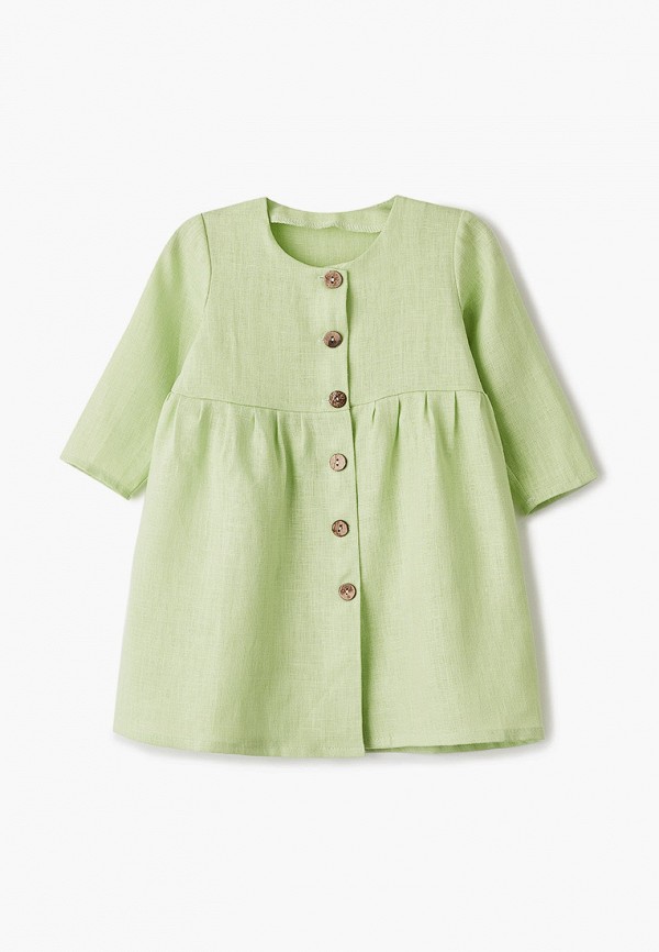 Платья для девочки Лапушка цвет зеленый 