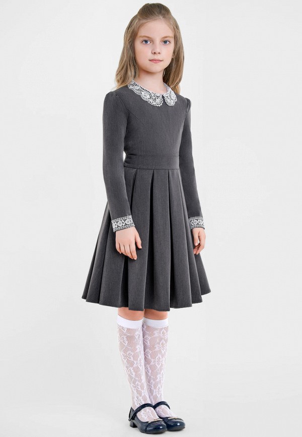 Платья для девочки Alisia Fiori цвет серый  Фото 3