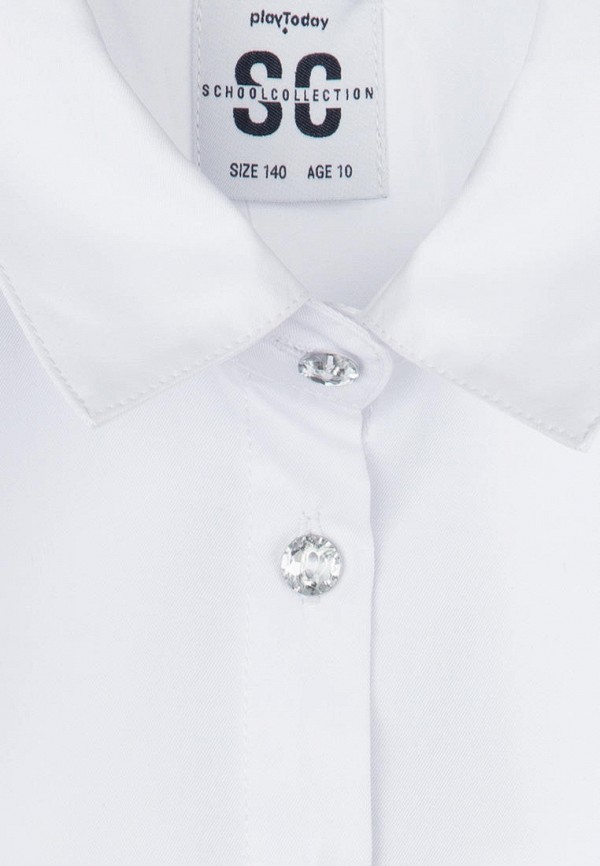 Блуза PlayToday белый, размер 134, фото 5