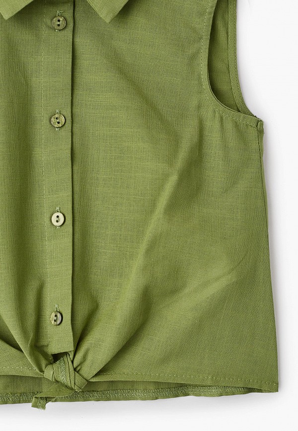 Рубашка для девочки DeFacto цвет зеленый  Фото 3