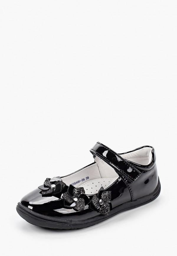 Туфли для девочки Alessio Nesca цвет черный  Фото 2