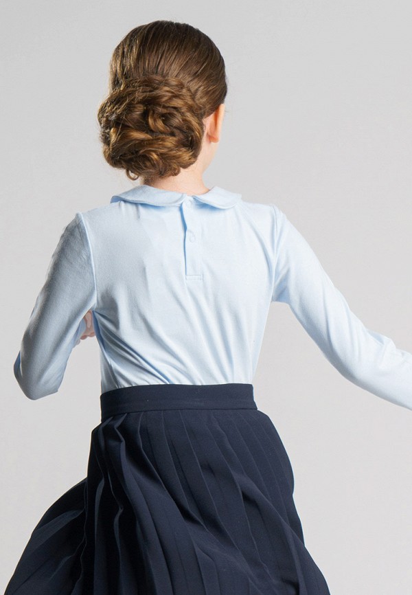 Блуза PlayToday голубой, размер 134, фото 5