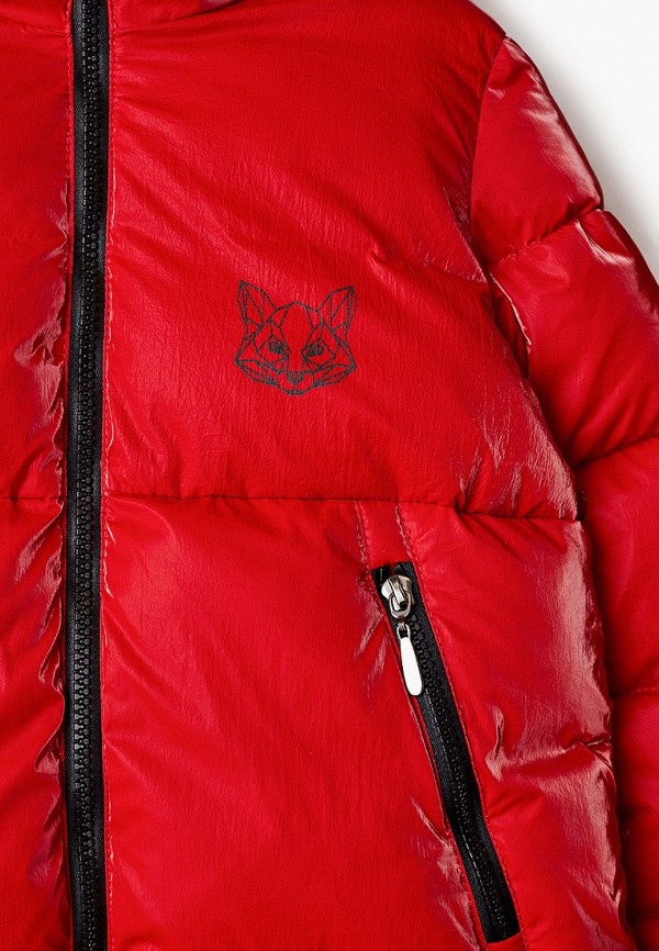 Куртка для девочки утепленная АксАрт цвет красный  Фото 3