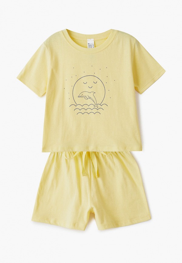 Пижама для девочки Sela цвет желтый 