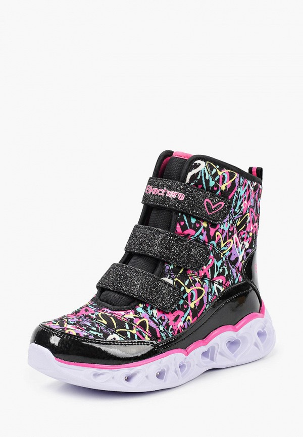 

Ботинки Skechers, Разноцветный, HEART LIGHTS-SCRIBBLE HEARTS
