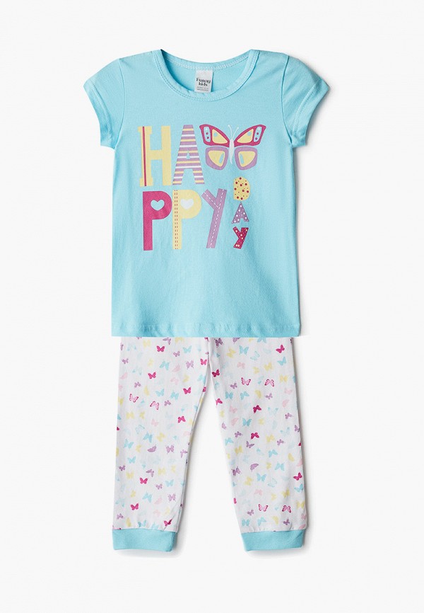 Пижама для девочки Веселый малыш цвет разноцветный 