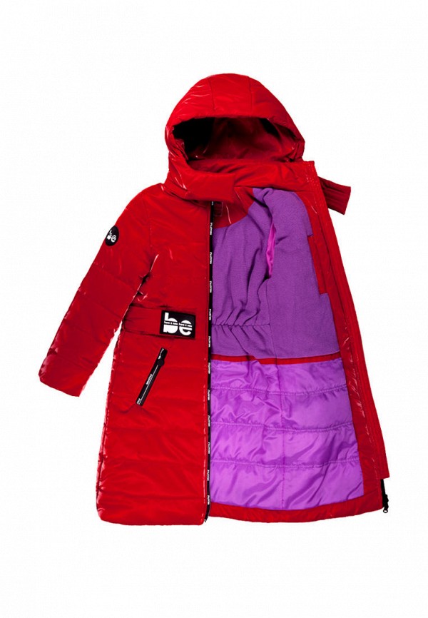Куртка для девочки утепленная Nikastyle цвет красный  Фото 3