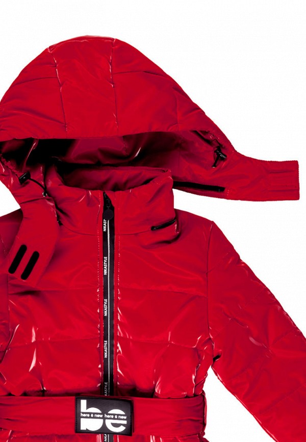 Куртка для девочки утепленная Nikastyle цвет красный  Фото 4