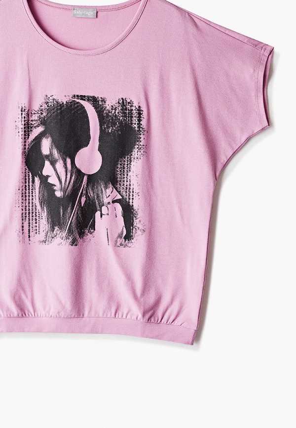 

Футболка Sabotage, Розовый