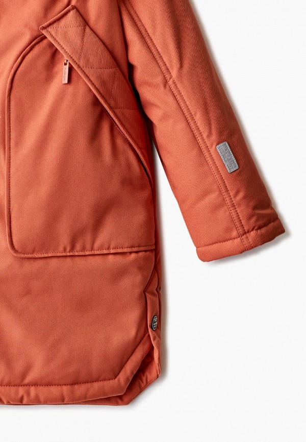 Куртка для девочки утепленная Alpex цвет оранжевый  Фото 3