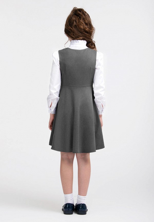 Платья для девочки Smena цвет серый  Фото 5