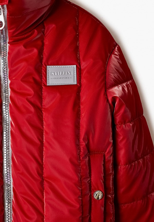 Куртка для девочки утепленная Stillini цвет красный  Фото 3