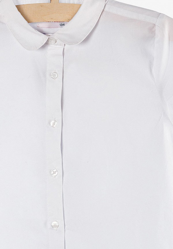 Рубашка для девочки 5.10.15 цвет белый  Фото 3