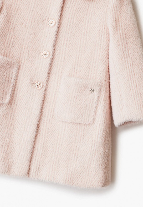 Пальто для девочки Sarabanda цвет розовый  Фото 3