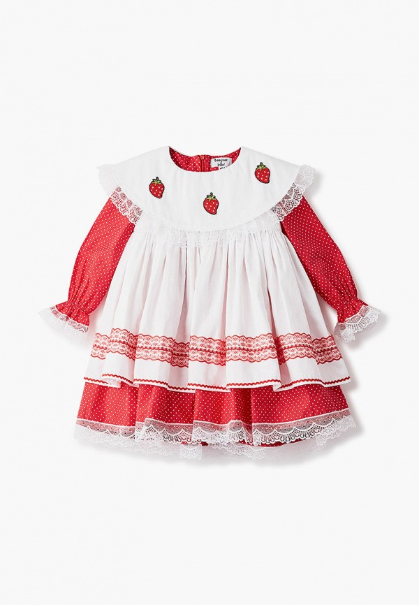 

Платье Bonjour Bebe, Белый, Strawberry Boom