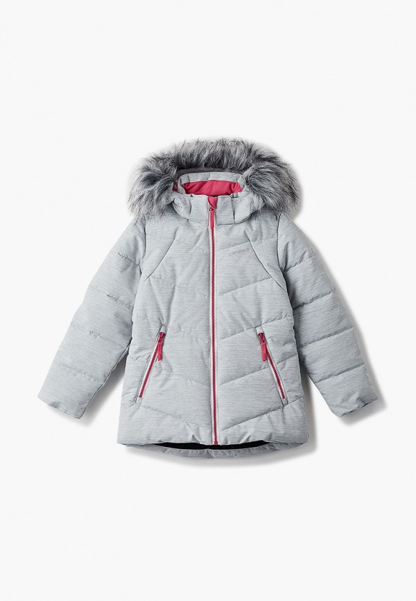 Куртка для девочки утепленная Icepeak цвет серый 