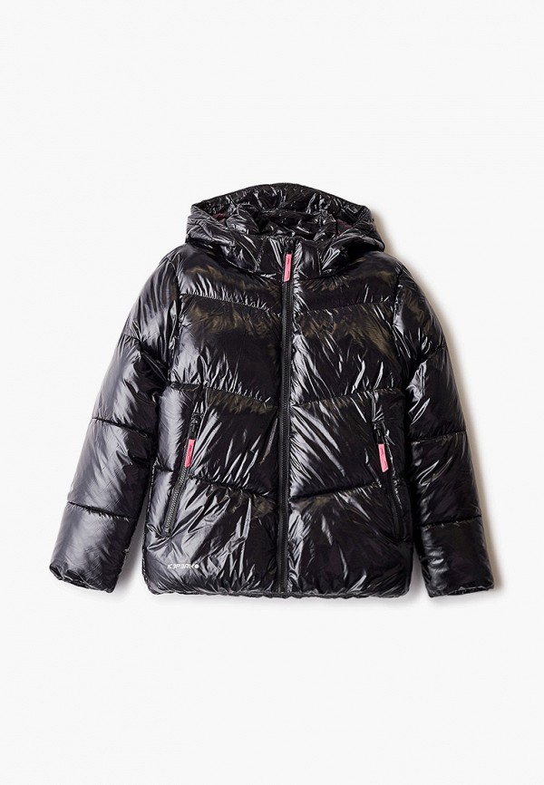 Куртка для девочки утепленная Icepeak цвет черный 