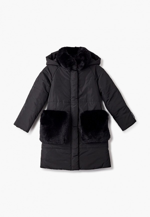 Куртка для девочки утепленная Smith's brand цвет черный 