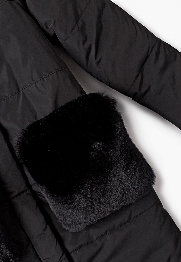 Куртка для девочки утепленная Smith's brand цвет черный  Фото 3